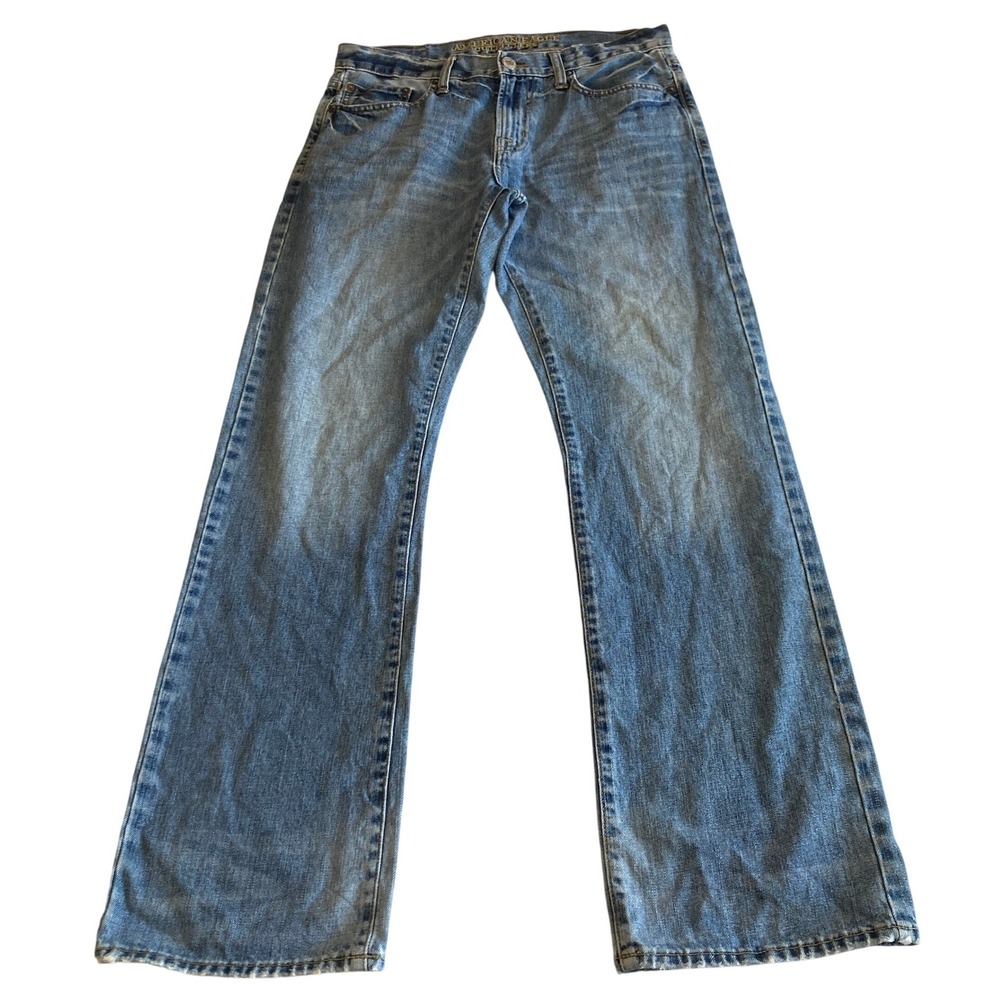 American Eagle Jeans Mens 30/34‎ (Fit 30x31.5) Original Bootcut Medium Wash